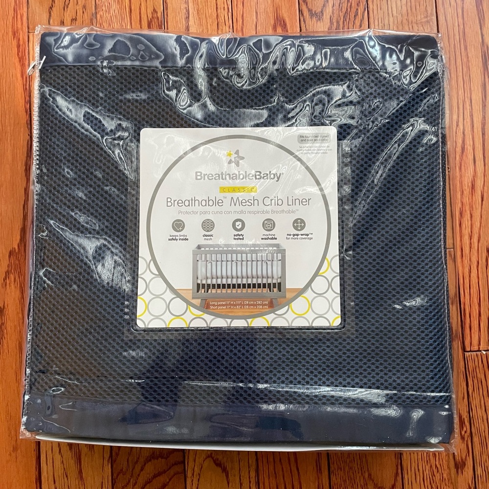 Brand new mesh crib liner